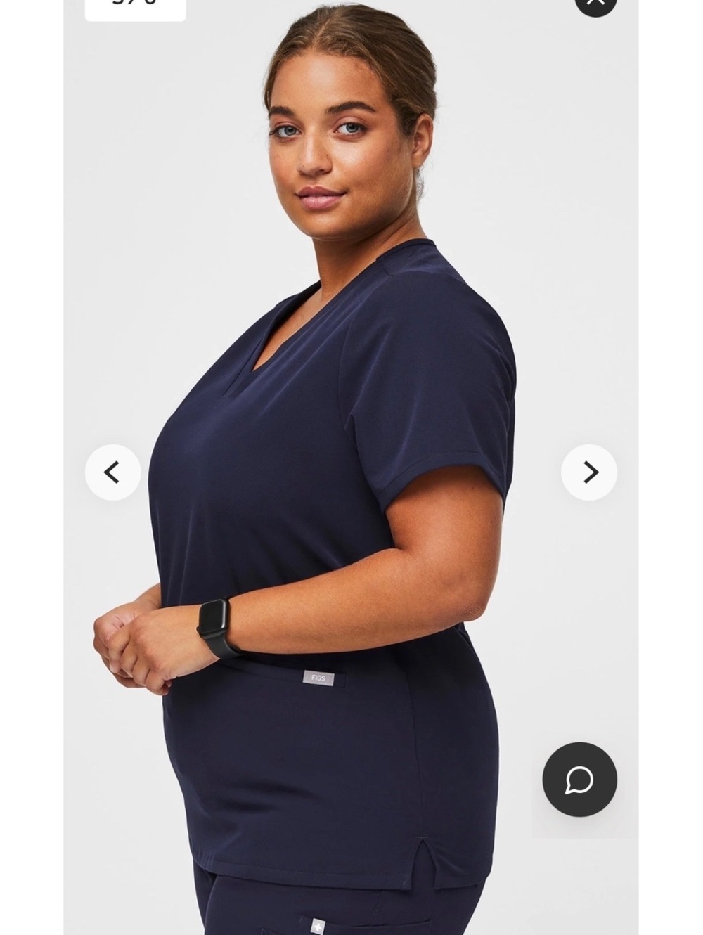FIGS Technical Collection Navy Blue Scrub Set XXL